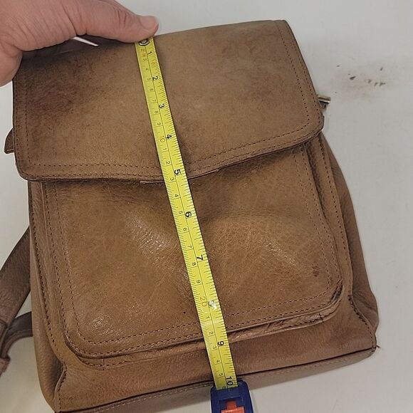 Fossil Messenger Leather Unisex Crossbody Bag - Picture 13 of 15